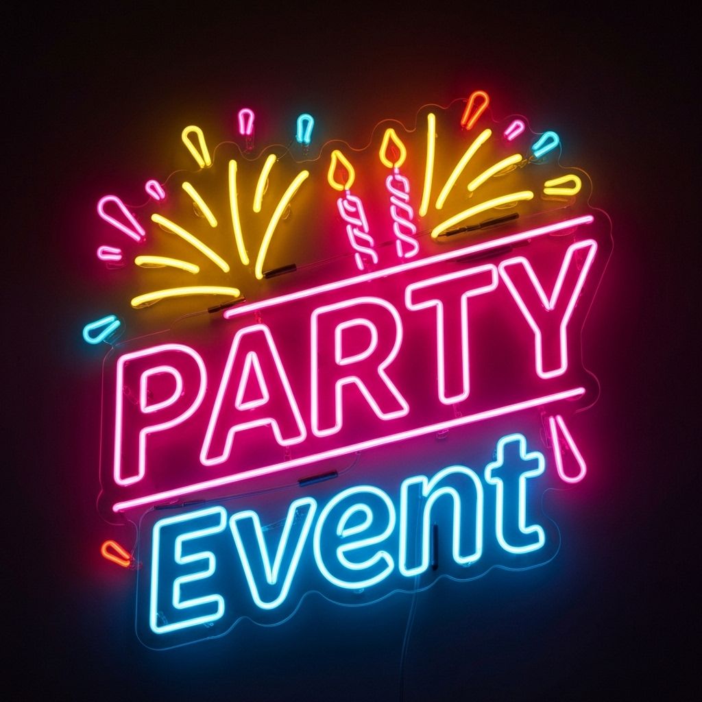 event custom neon sign